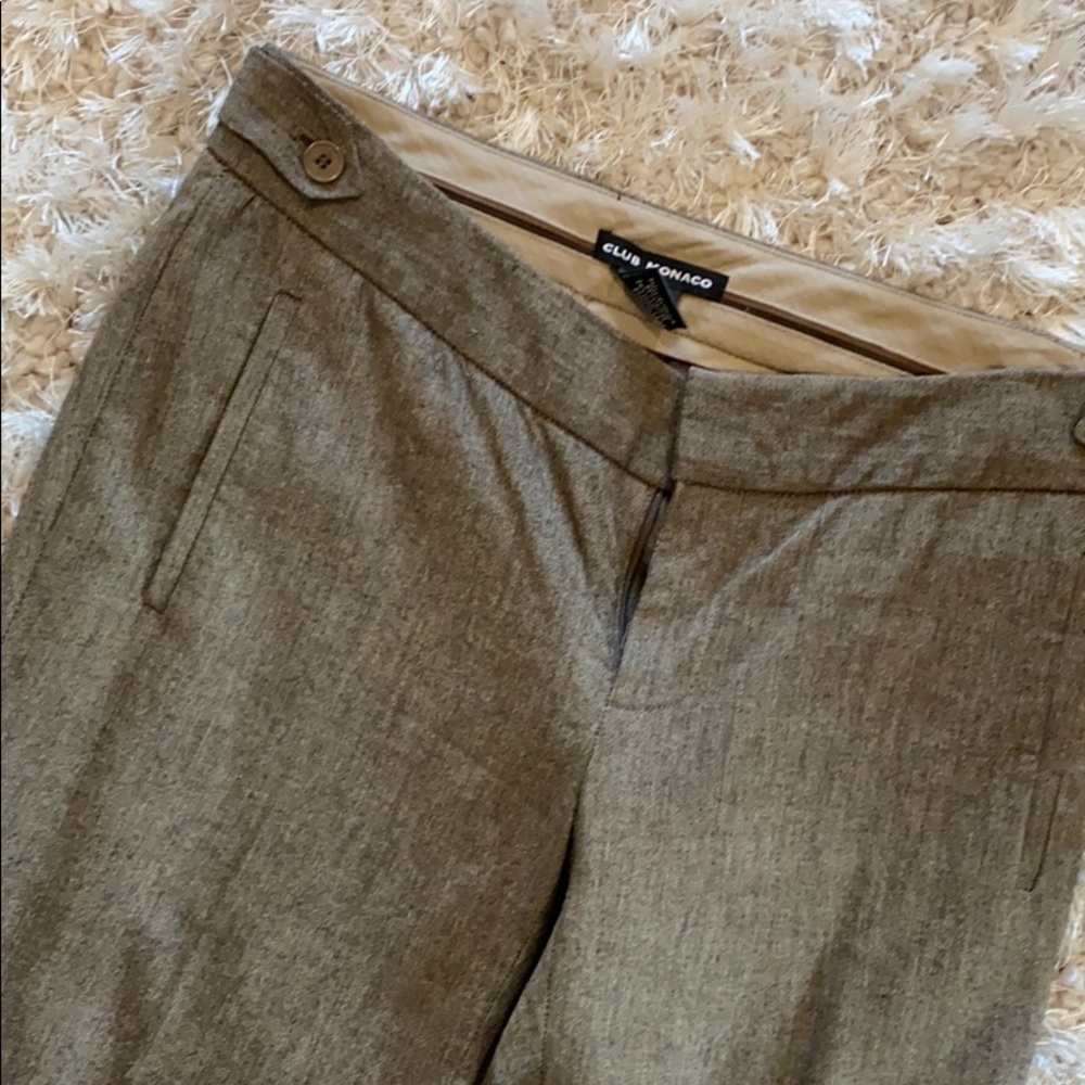 Club Monaco Petite Cuffed Trousers